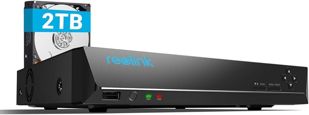 Amazon.co.jp: Reolink 4K 防犯録画機 8チャンネル PoE有線 NVR